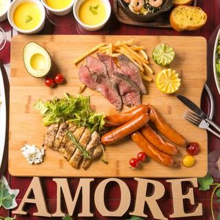 1日3組限定 3h食べ飲み放題 アモーレ肉づくしコース 4000円 3000円 肉バル アモーレ 新宿店 新宿三丁目 バル バール 食べ ログ