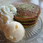 71837391 - 抹茶のパンケーキ