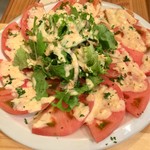 鉄板料理　八天 - トマトサラダ