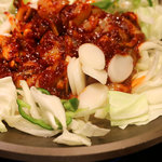 辰家 - オジンオブルゴギ（イカと野菜の甘辛炒め）