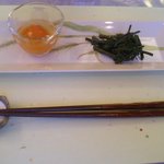 鎌倉　 ゆるる - 完熟キンカンのシロップ煮とオヒタシ