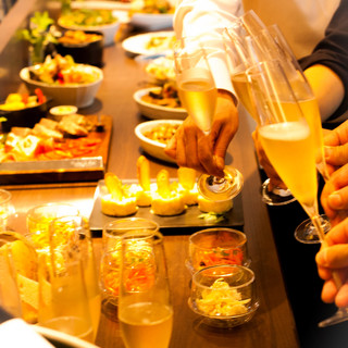 ディナー スパークリングワインを含む2 5ｈ飲み放題付き メインが選べる Lounge1908 コース Lounge1908 Restaurant ラウンジイチキューゼロハチレストラン 表参道 フレンチ 食べログ