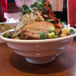 麺と肉 だいつる - 辛口醤油2.1.1野菜トリプル1000円