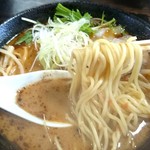 麺好き うるふ - くれない味噌《麺はストレート麺へ替えてもらってます》【Aug.2017】