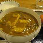 Sumibiyakiniku Takiya - カレーうどん　「牛肉」（ライス無料＆温泉たまご）