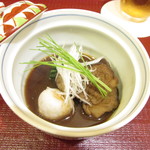 一魁 - 牛のネックの味噌煮込み