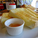 ジャンポールカフェ - 厚切りトーストセット　