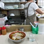 天神そば - カウンター