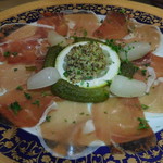 レストラン山水 - イタリア産プロシュート