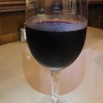 レストラン山水 - グラスワイン(赤）