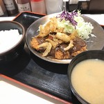 松のや - デミかつ定食 600yen