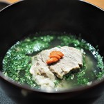 傳 - 牛頬肉の煮物椀