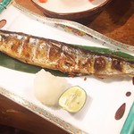 新秋刀魚塩焼き