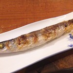 青海 - お通し(かます塩焼き)