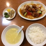 海鮮広東料理　中華料理　昌園 - 酢豚定食
