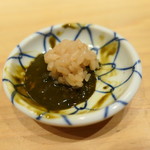 鮨 尚充 - 鮑肝にご飯