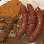 カレーハウス CoCo壱番屋 - ポークカレー・ロースカツ・ソーセージ 1022円