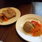 田舎風お肉のパテ＆レバー・ムースのパテ