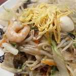 Fried soba with ankake sauce