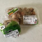 惣菜 一心 - 五目おにぎり110円、たこ焼き198円です。
