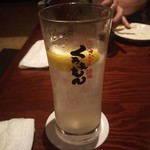 さかどの酒場くろえもん - 飲みかけレモンサワー