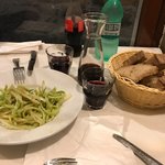 Trattoria Da Augusto a Trastevere - この季節には絶対に欠かせないプンタレッレ　苦甘くてアンチョビソースが効いていて美味