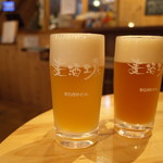 荻窪ビール工房 - ウィートIPA とブロンド