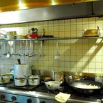 はふう - カウンターの目の前が厨房
