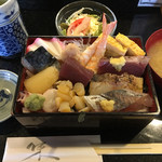 Nakamura - ランチ　海鮮丼　１０８０円　(2017/08)