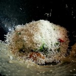 ラ ヴィオレッタ - 飛騨牛ランプ肉のシーザーサラダ　パルミジャーノの雪