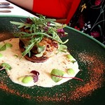 ラ ヴィオレッタ - 日間賀島産　岩牡蠣のグリル　エストラゴンのクリームソース