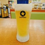 キッチン こみち - キンキンのビール！