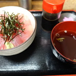 さらしな - 2017.09 マグロ丼(650円)