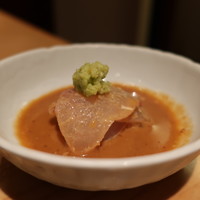 帰燕 - いなだ胡麻醤油かけアップ
