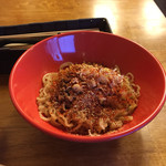 龍影 - 汁なし坦々麺 シングル600円