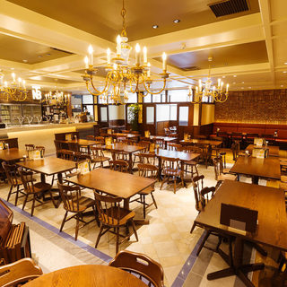 Relax in our spacious traditional beer hall!