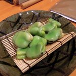 あじ彩 - あじ彩 「そら豆の塩ゆで」