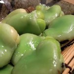 あじ彩 - あじ彩 「そら豆の塩ゆで」