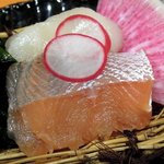 あじ彩 - あじ彩 「お造り盛合せ（姫鱒）」