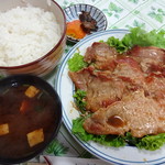 とんかつ　ボントン - 生姜焼き定食　小