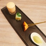 ＆ ecle - 色々なメロンの風味が味わえるプチアソートの一皿