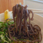 そばうさ - バジルそば（温）850円