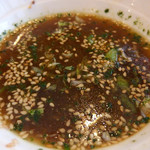 そばうさ - バジルそば（温）850円