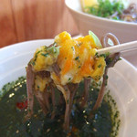 そばうさ - バジルそば（温）850円