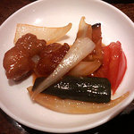 黒酢入り健康酢豚