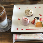 Patisserie T'S Cafe Tamaya - afternoon plate ＆ アイスキャラメルラテ