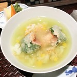 天麩羅 巽 - とうもろこしを追加