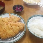 大口カツ定食