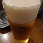 串あげ 上々 - 生ビール