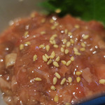 炭火焼酒亭ローリンストーン - 辛口かつを酒盗　ズームアップ